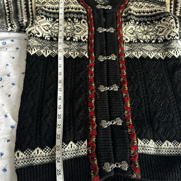 Nor Wear 100% Wool. Small Casual Women's Wool Cardigan Nordic Ice Wear Sweater - Picture 4 of 16